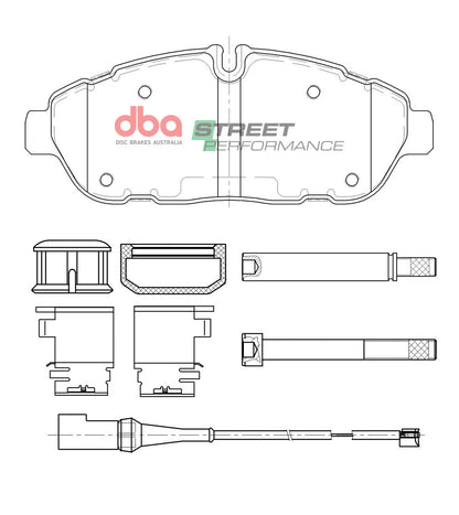 2021-2022 Ford Transit-150 & More | DBA SP Street Series Brake Pads [Front] | DB15112SP
