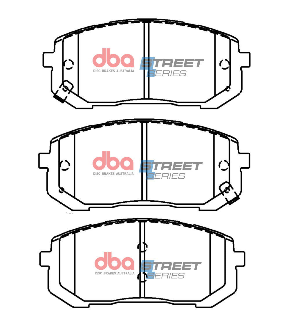2020-2022 Kia Forte & More | DBA SS Street Series Brake Pads [Front] | DB15138SS