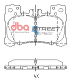 2019-2021 Lexus LS500h & More | DBA SS Street Series Brake Pads [Rear] | DB15151SS