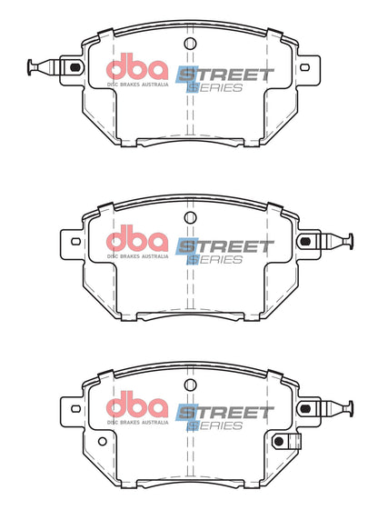 2003-2006 Nissan Murano & More | DBA SS Street Series Brake Pads [Front] | DB1516SS