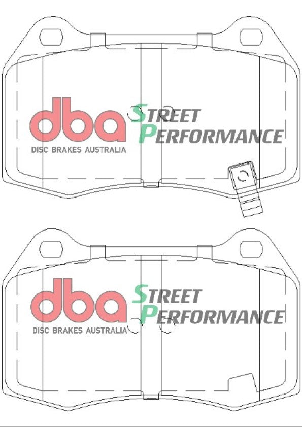 2003-2004 INFINITI G35 & More | DBA SP Street Series Brake Pads [Front] | DB1520SP