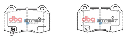 2003-2004 INFINITI G35 & More | DBA SS Street Series Brake Pads [Front] | DB1520SS