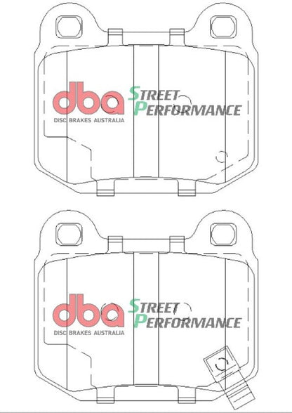 2003-2008 Subaru Impreza & More | DBA SP Street Series Brake Pads [Rear] | DB1521SP