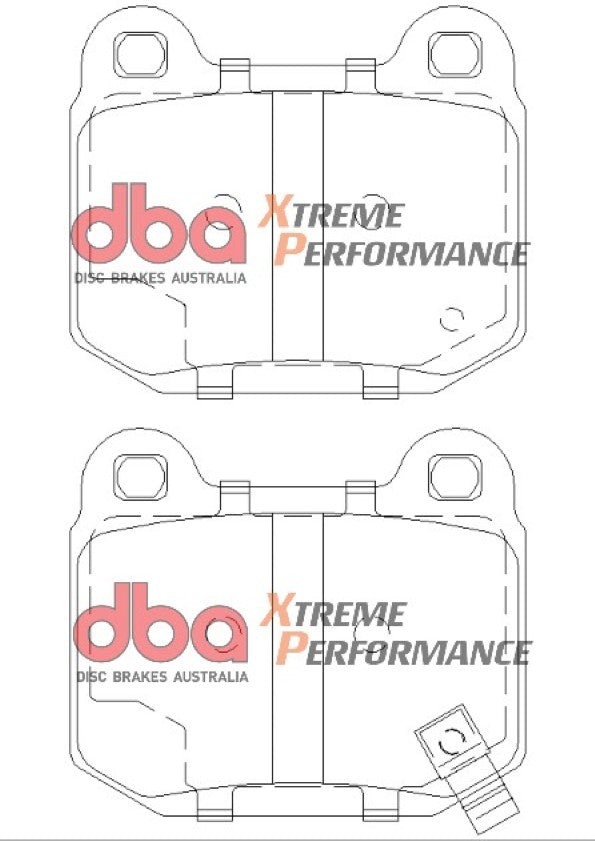 2003-2008 Subaru Impreza & More | DBA XP Street Series Brake Pads [Rear] | DB1521XP