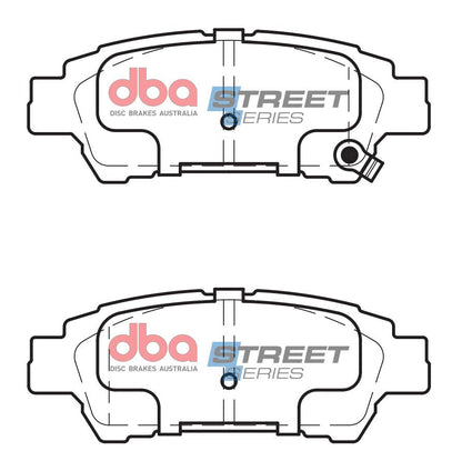 2004-2008 Toyota Sienna & More | DBA SS Street Series Brake Pads [Rear] | DB1660SS