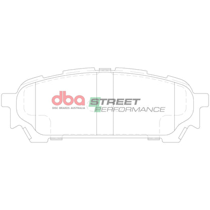 2003-2007 Subaru Impreza & More | DBA SP Street Series Brake Pads [Rear] | DB1672SP