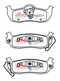 2004-2010 INFINITI QX56 & More | DBA SS Street Series Brake Pads [Rear] | DB1685SS