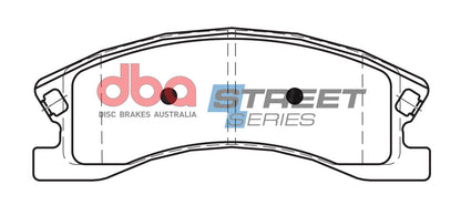 1999-2004 Jeep Grand Cherokee | DBA SS Street Series Brake Pads [Front] | DB1716SS