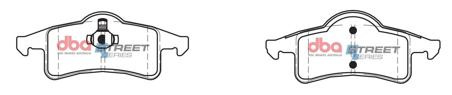 1999-2004 Jeep Grand Cherokee | DBA SS Street Series Brake Pads [Rear] | DB1717SS