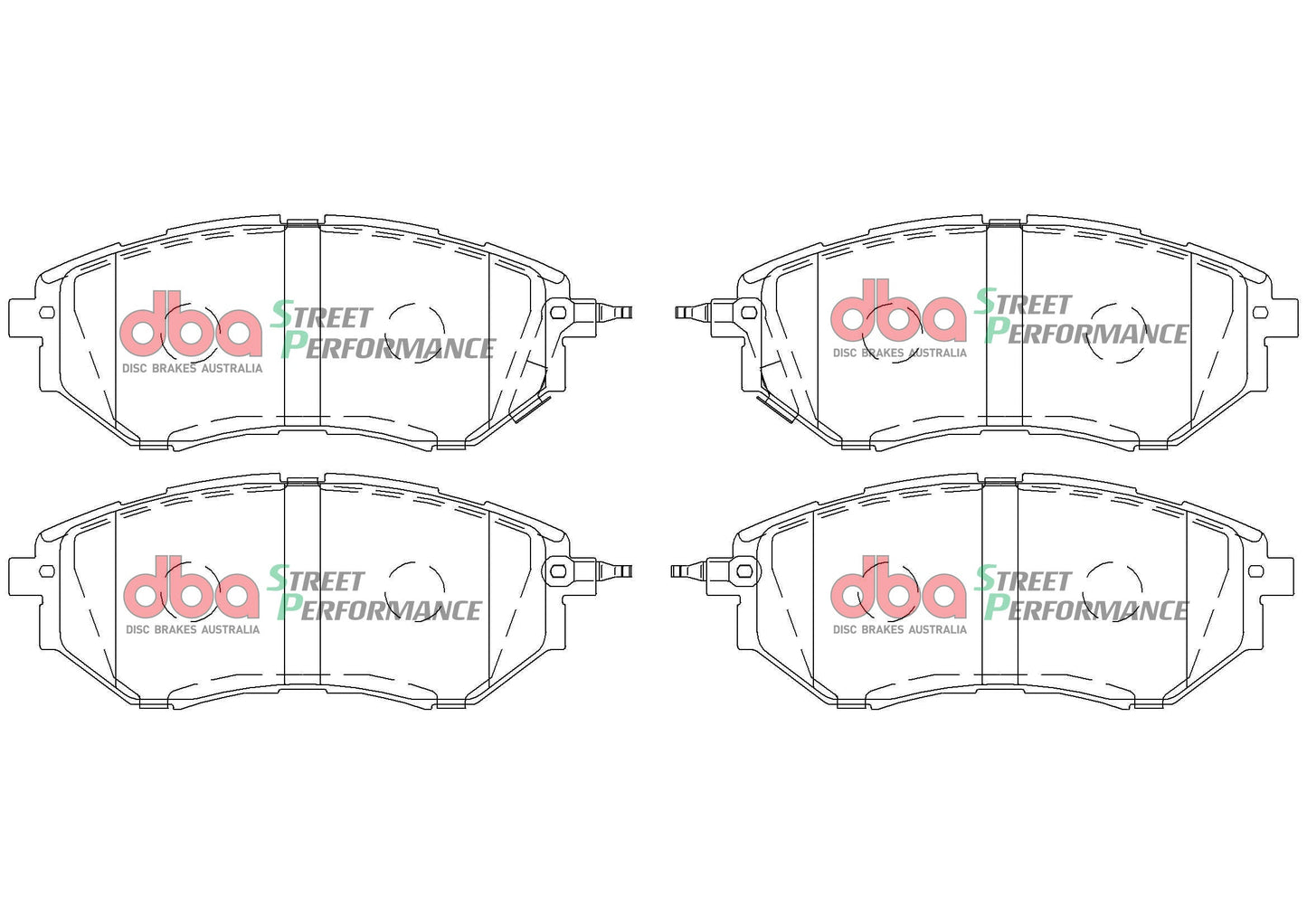 2005-2008 Subaru Legacy & More | DBA SP Street Series Brake Pads [Front] | DB1722SP