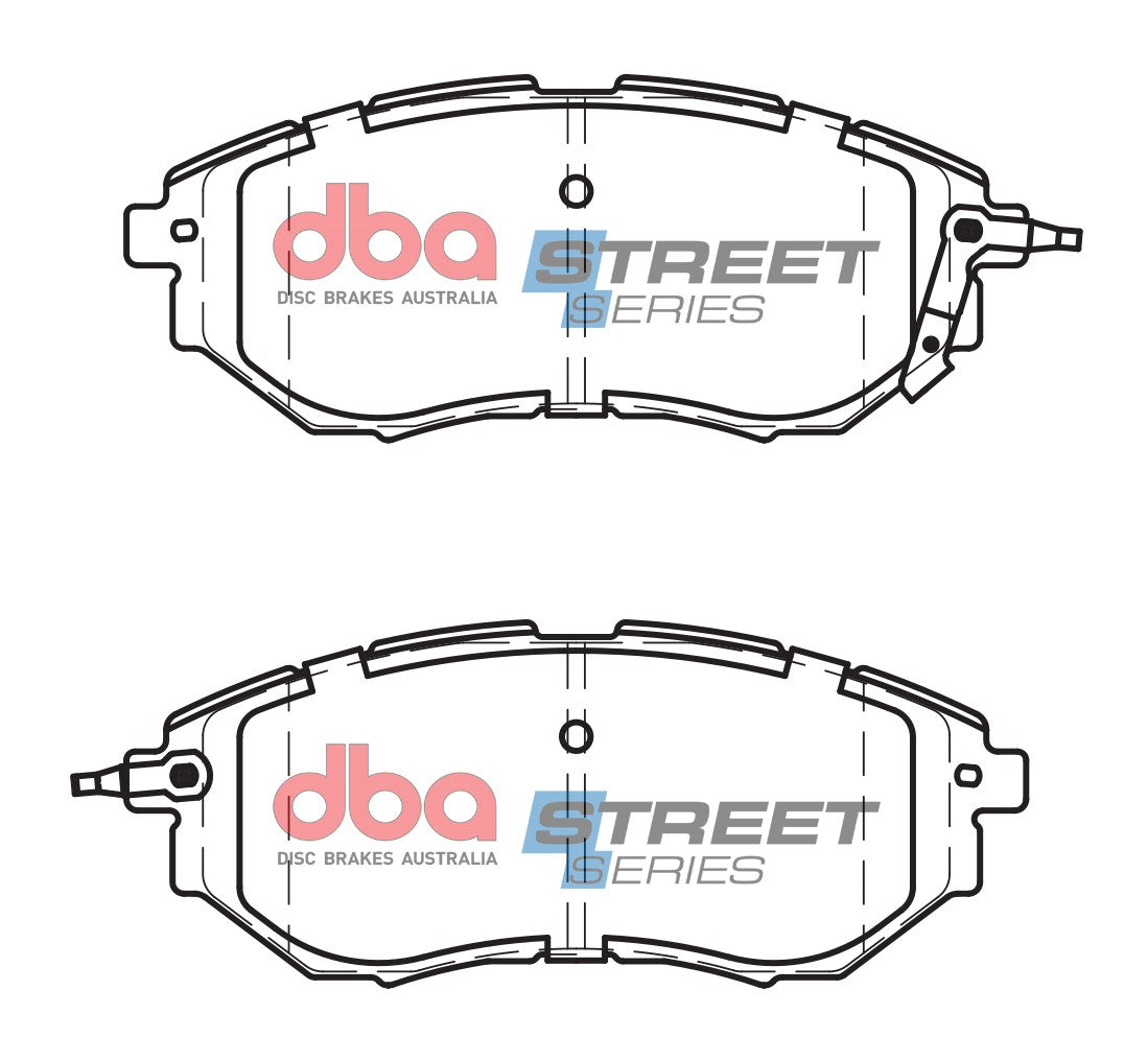 2005-2008 Subaru Legacy & More | DBA SS Street Series Brake Pads [Front] | DB1722SS