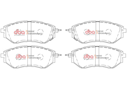 2005-2008 Subaru Legacy & More | DBA XP Street Series Brake Pads [Front] | DB1722XP