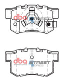 2007-2012 Acura RDX & More | DBA SS Street Series Brake Pads [Rear] | DB1728SS