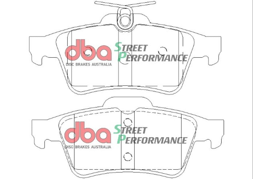 2006-2010 Mazda 5 & More | DBA SP Street Series Brake Pads [Rear] | DB1763SP