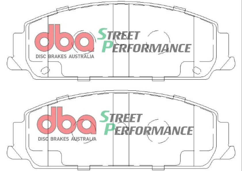 2008-2009 Pontiac G8 | DBA SP Street Series Brake Pads [Front] | DB1765SP