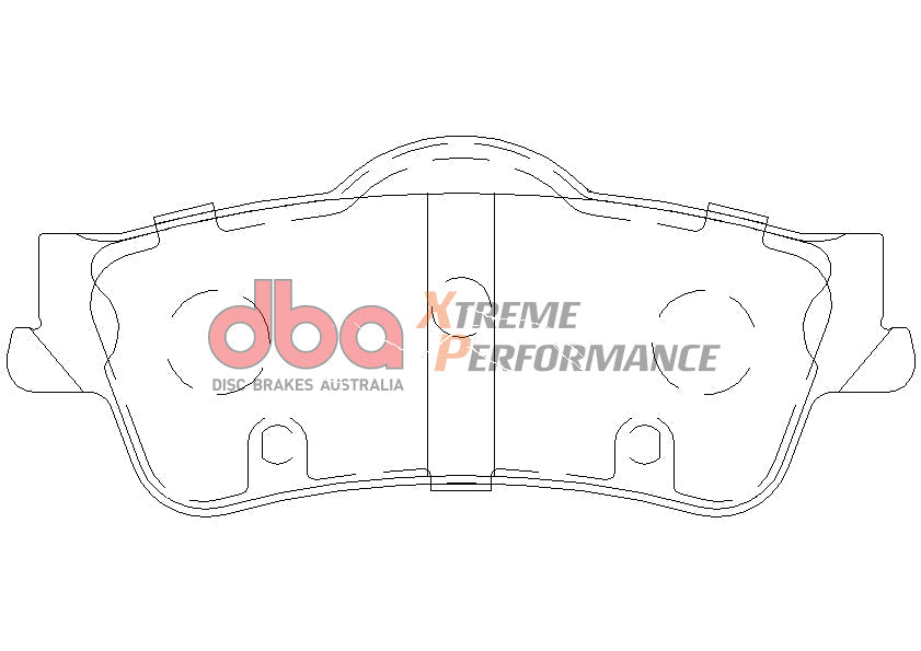 2008-2009 Pontiac G8 & More | DBA XP Street Series Brake Pads [Rear] | DB1766XP