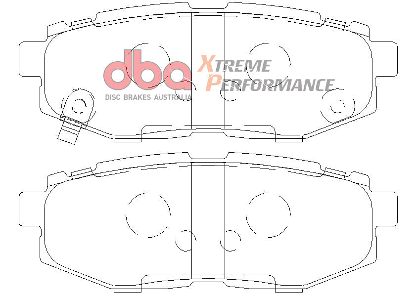 2015-2018 Subaru BRZ & More | DBA XP Street Series Brake Pads [Rear] | DB1789XP
