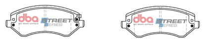 2002-2007 Chrysler Town & Country & More | DBA SS Street Series Brake Pads [Front] | DB1828SS