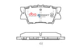 2013-2018 Toyota Avalon & More | DBA SSEV Street Series Brake Pads [Rear] | DB1832SSEV