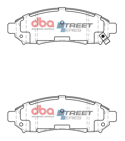 2007-2011 Nissan Xterra & More | DBA SS Street Series Brake Pads [Front] | DB1835SS