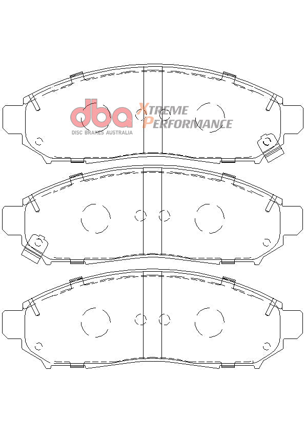 2007-2011 Nissan Xterra & More | DBA XP Street Series Brake Pads [Front] | DB1835XP