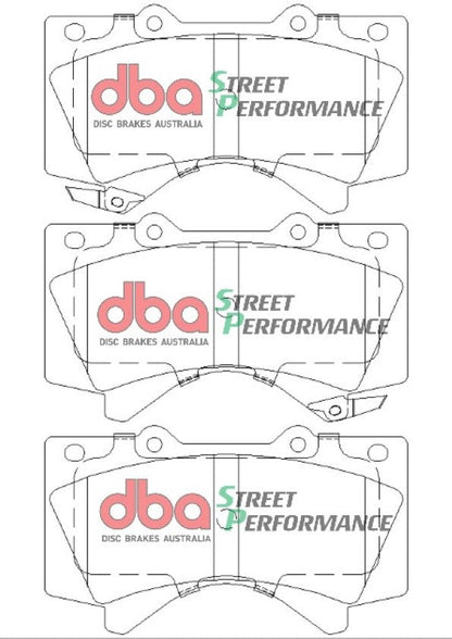 2013-2017 Toyota Land Cruiser & More | DBA SP Street Series Brake Pads [Front] | DB1838SP