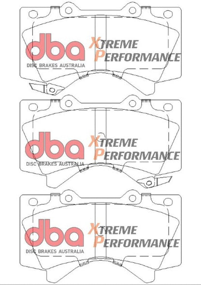 2013-2017 Toyota Land Cruiser & More | DBA XP Street Series Brake Pads [Front] | DB1838XP