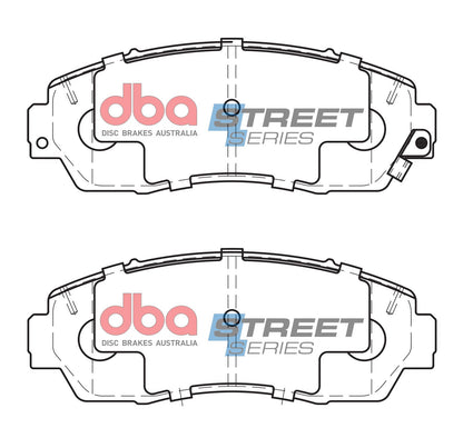 2005-2008 Honda Odyssey & More | DBA SS Street Series Brake Pads [Front] | DB1843SS