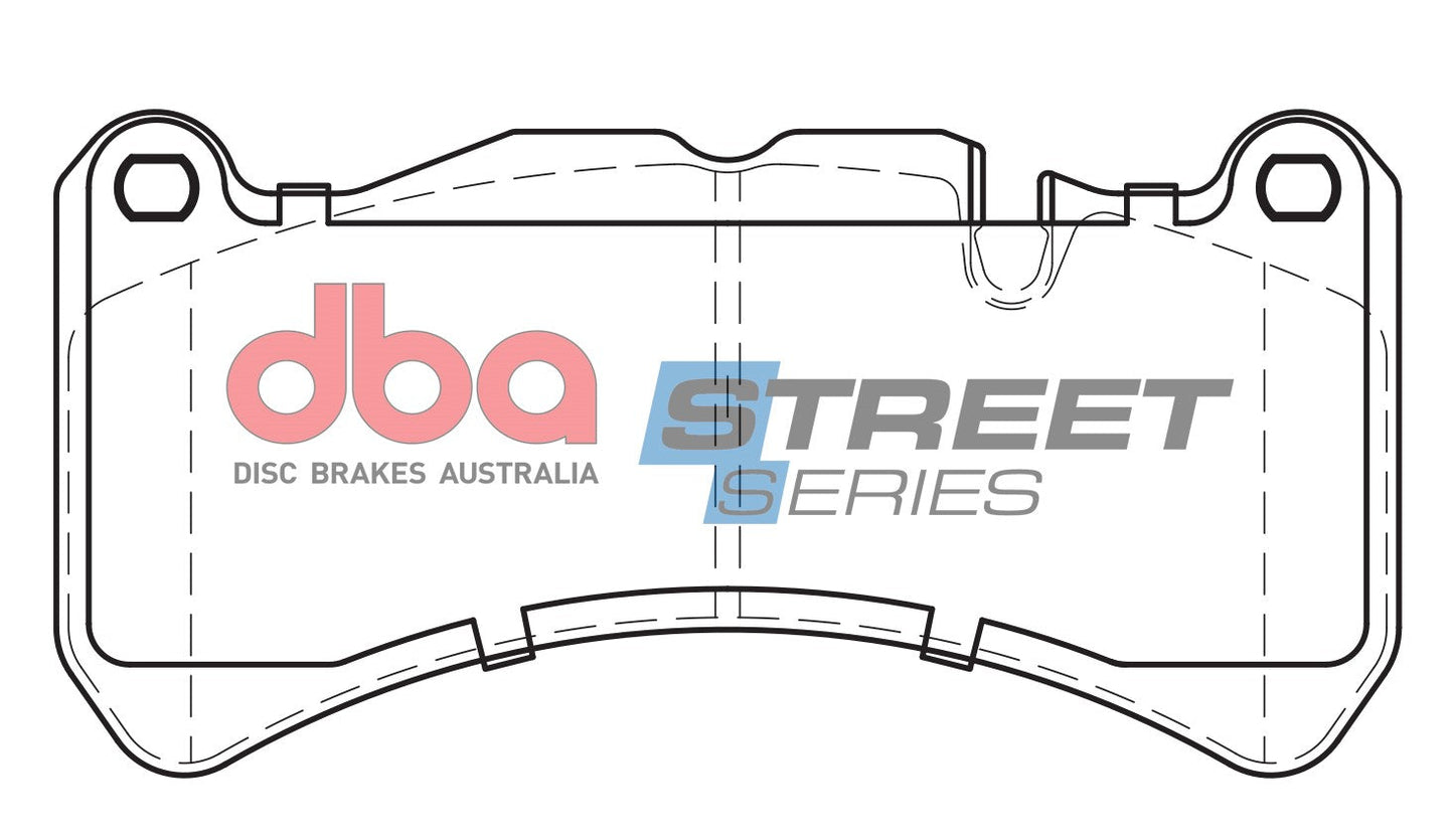2008-2012 Lexus IS F & More | DBA SS Street Series Brake Pads [Front] | DB1845SS