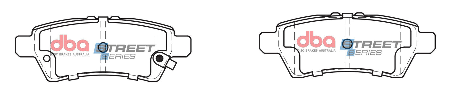 2006-2012 Nissan Pathfinder & More | DBA SS Street Series Brake Pads [Rear] | DB1919SS
