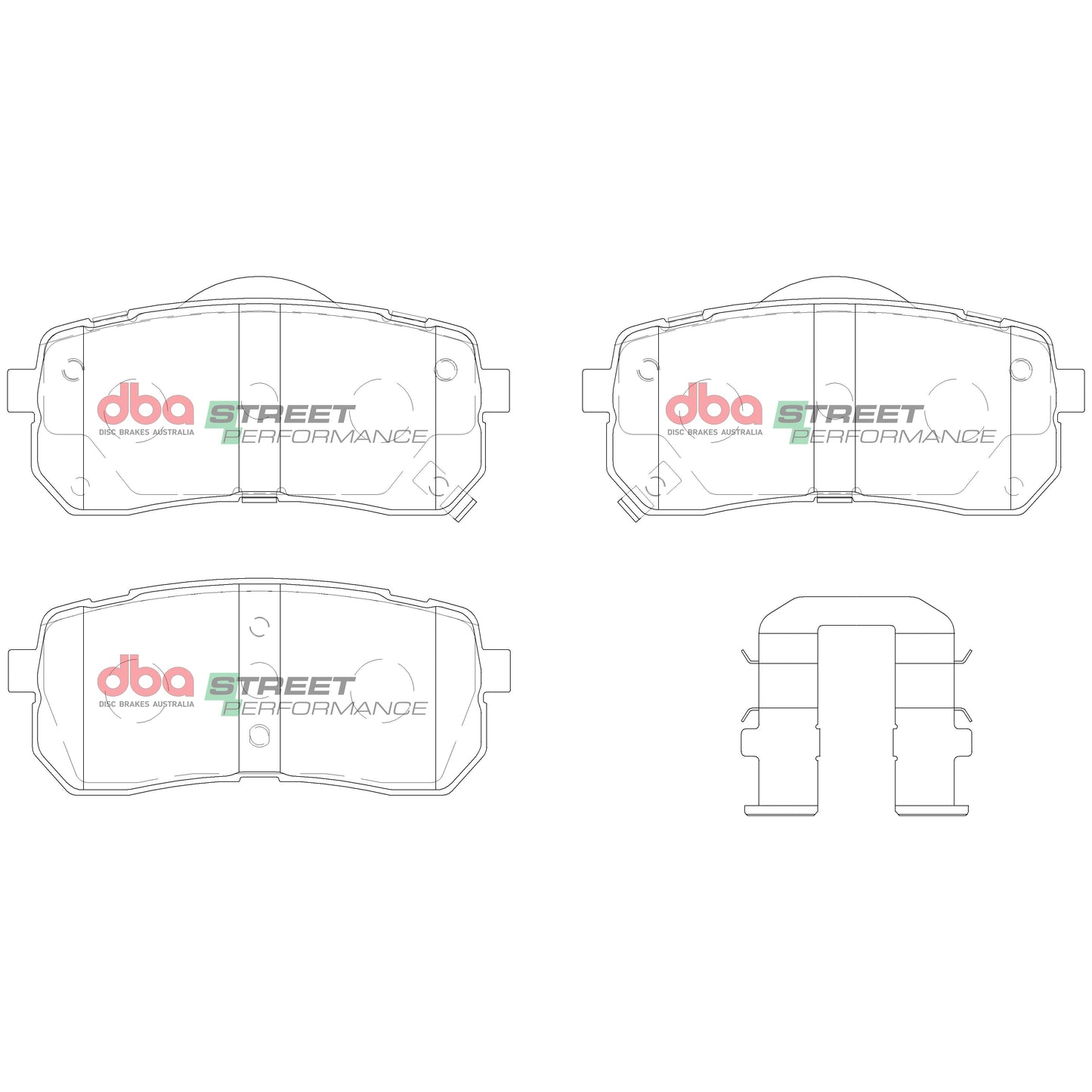 2007-2012 Hyundai Veracruz & More | DBA SP Street Series Brake Pads [Rear] | DB1957SP