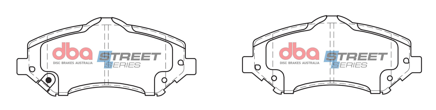 2008-2012 Dodge Grand Caravan & More | DBA SS Street Series Brake Pads [Front] | DB2002SS