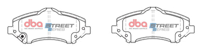 2008-2012 Dodge Grand Caravan & More | DBA SS Street Series Brake Pads [Front] | DB2002SS