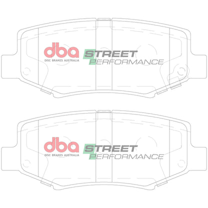 2007-2010 Jeep Wrangler & More | DBA SP Street Series Brake Pads [Rear] | DB2003SP