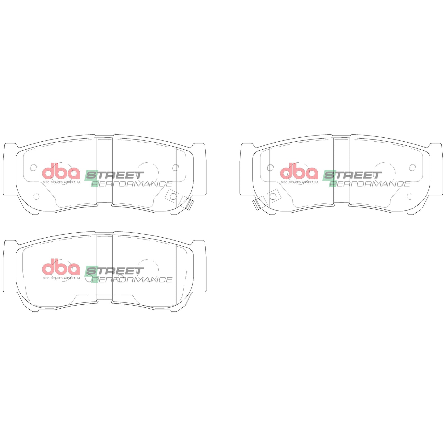 2008-2009 Hyundai Santa Fe | DBA SP Street Series Brake Pads [Rear] | DB2035SP