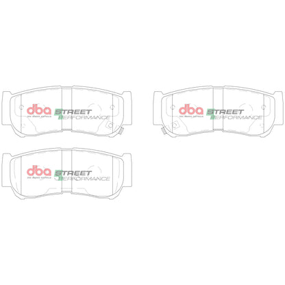 2008-2009 Hyundai Santa Fe | DBA SP Street Series Brake Pads [Rear] | DB2035SP