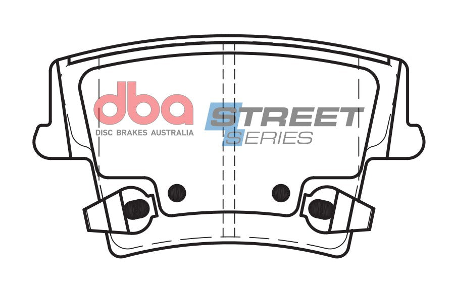 2005-2008 Chrysler 300 & More | DBA SS Street Series Brake Pads [Rear] | DB2062SS