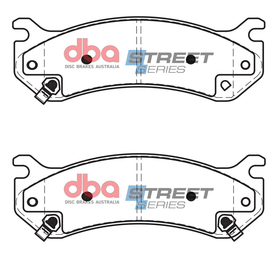 2000-2009 Chevrolet Suburban 2500 & More | DBA SS Street Series Brake Pads [Front | Rear] | DB2080SS