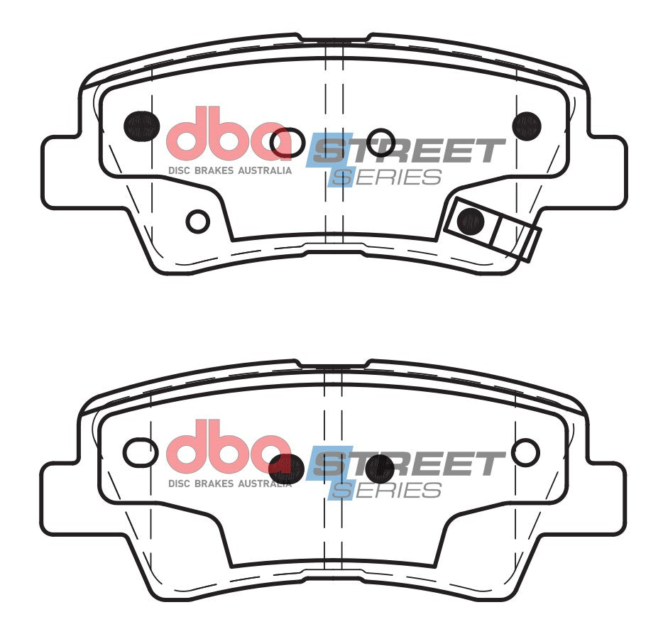 2005-2008 Dodge Magnum & More | DBA SS Street Series Brake Pads [Rear | Front] | DB2088SS