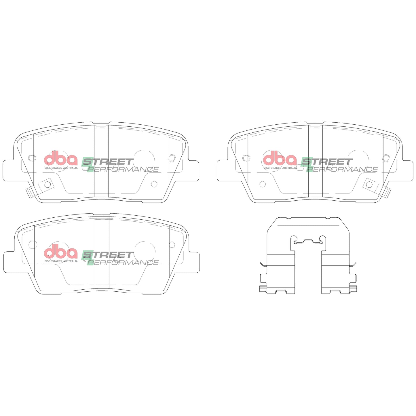 2007-2012 Kia Sedona & More | DBA SP Street Series Brake Pads [Rear] | DB2178SP