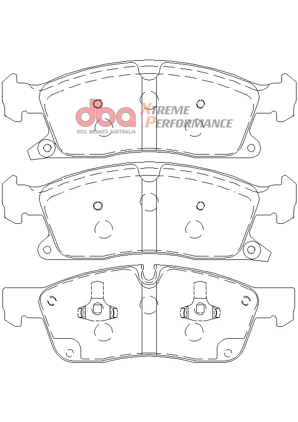 2015-2016 Jeep Grand Cherokee & More | DBA XP Street Series Brake Pads [Front] | DB2216XP