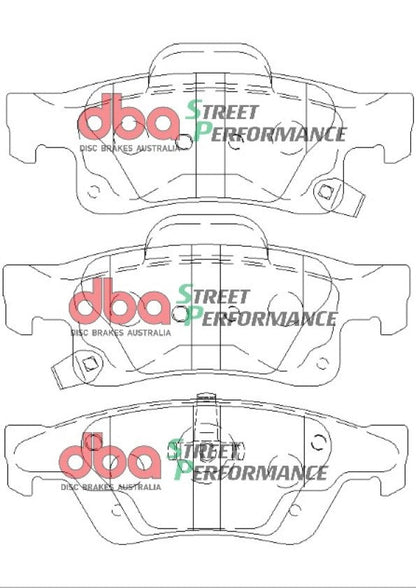 2015-2016 Jeep Grand Cherokee & More | DBA SP Street Series Brake Pads [Rear] | DB2217SP