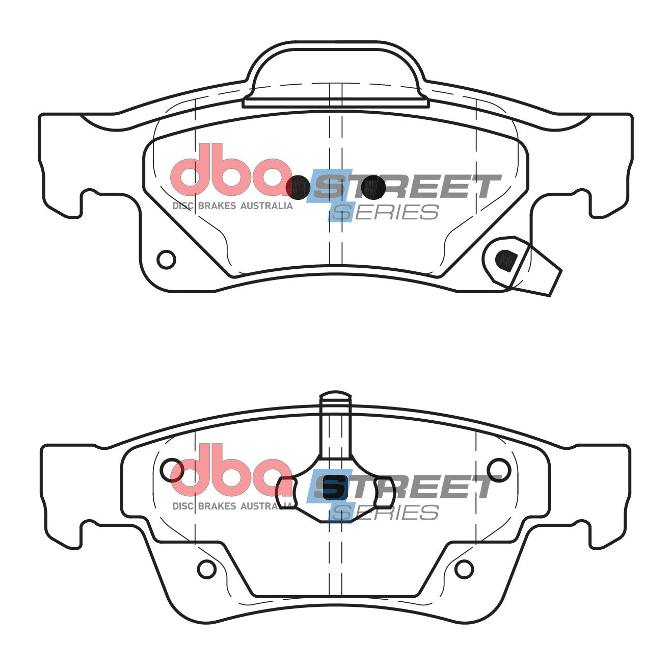 2015-2016 Jeep Grand Cherokee & More | DBA SS Street Series Brake Pads [Rear] | DB2217SS
