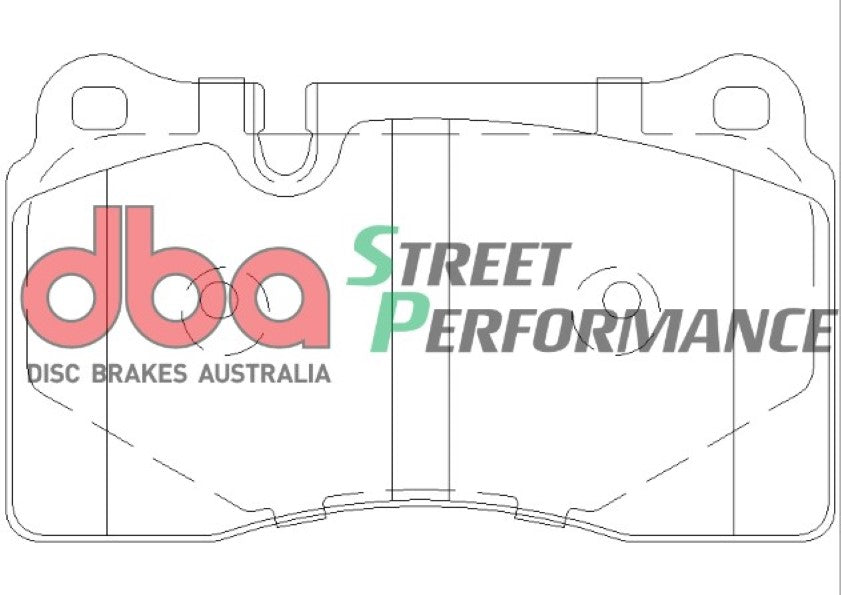 2009-2013 Chevrolet Corvette ZR1 & More | DBA SP Street Series Brake Pads [Rear | Front] | DB2228SP
