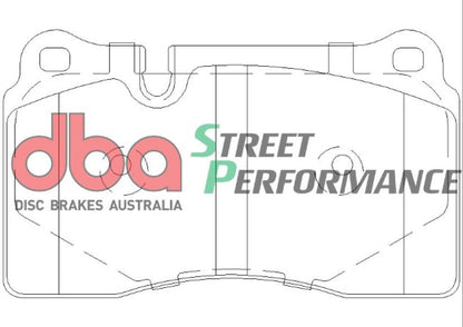 2009-2013 Chevrolet Corvette ZR1 & More | DBA SP Street Series Brake Pads [Rear | Front] | DB2228SP