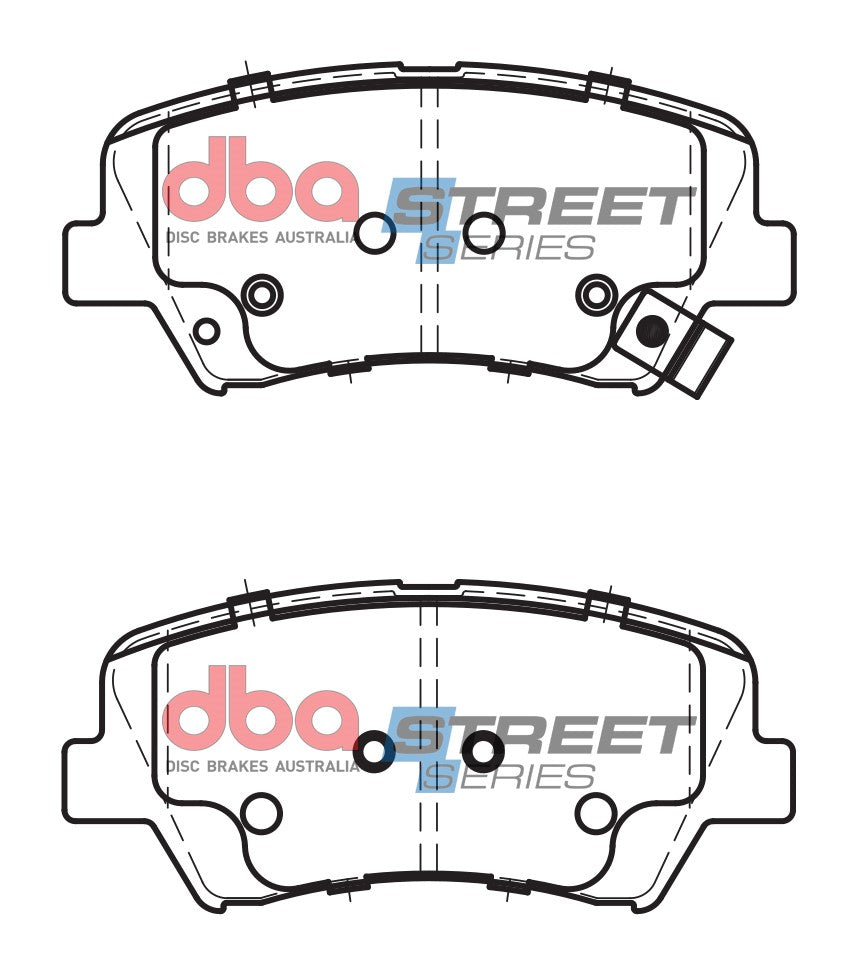 2014-2015 Hyundai Veloster & More | DBA SS Street Series Brake Pads [Front] | DB2240SS