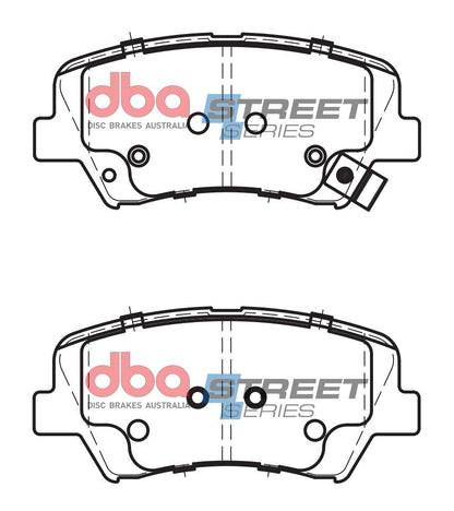 2014-2015 Hyundai Veloster & More | DBA SS Street Series Brake Pads [Front] | DB2240SS