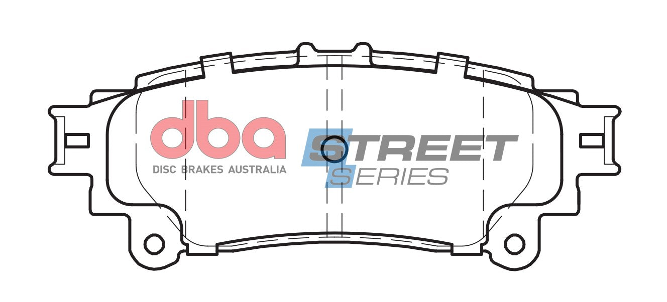 2016-2019 Toyota Mirai & More | DBA SS Street Series Brake Pads [Rear] | DB2245SS
