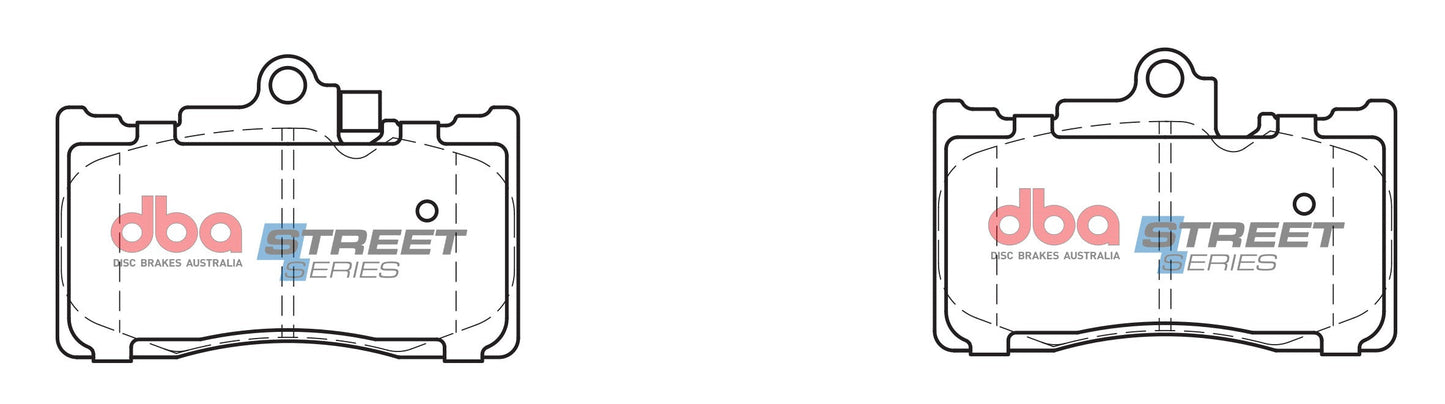 2007-2011 Lexus GS350 & More | DBA SS Street Series Brake Pads [Front] | DB2255SS