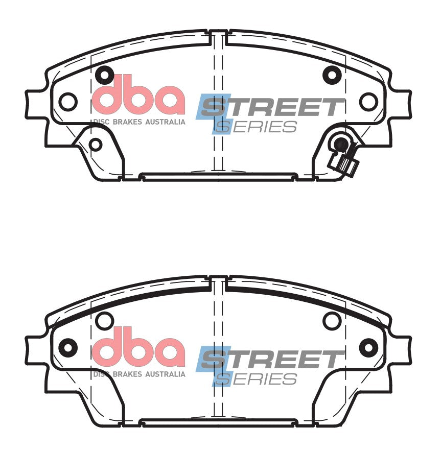 2014-2016 Mazda 3 & More | DBA SS Street Series Brake Pads [Front] | DB2330SS